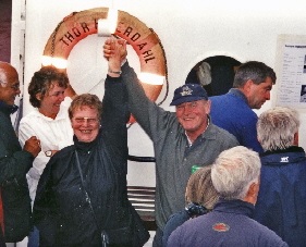 FF Blumenau und Santo Angelo, Brasilien in Kiel, Thor Heyerdahl, Sommer 2001